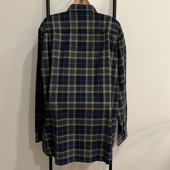 Pendleton Somerset Shirt Button Up Check Cotton Wool Long Sleeve Men Size L - Picture 4 of 9